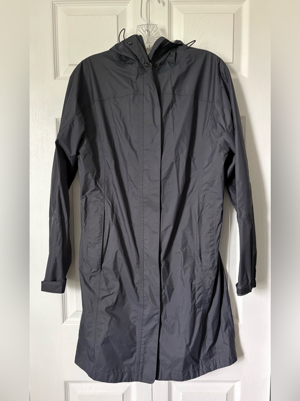 L.L. Bean Women’s Long Hooded Raincoat